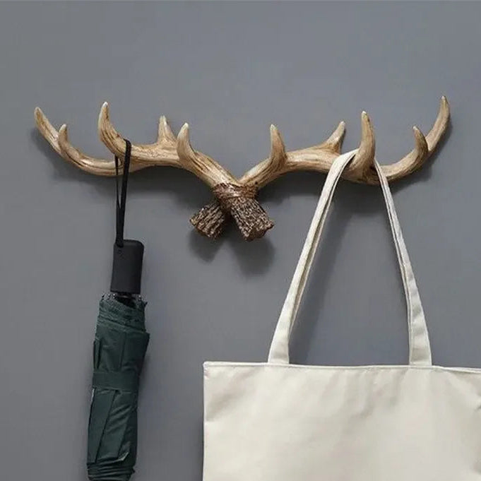Hookler | Vintage Antler Kapstok - Retro Wandhaak voor Home Entree & Hal 3