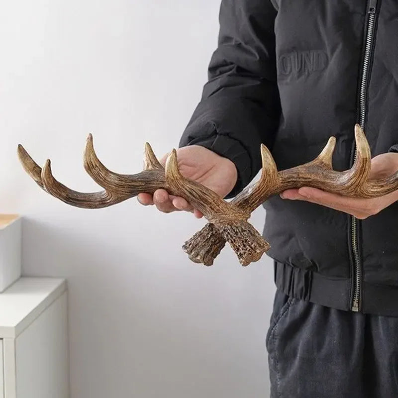 Hookler | Vintage Antler Kapstok - Retro Wandhaak voor Home Entree & Hal 5