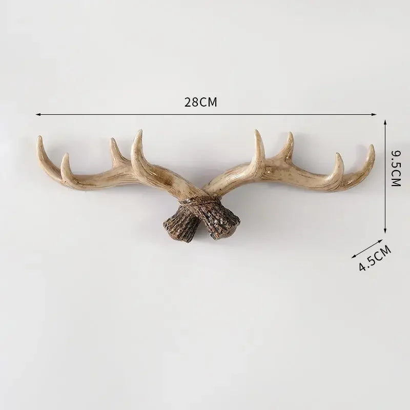 Hookler | Vintage Antler Kapstok - Retro Wandhaak voor Home Entree & Hal 7