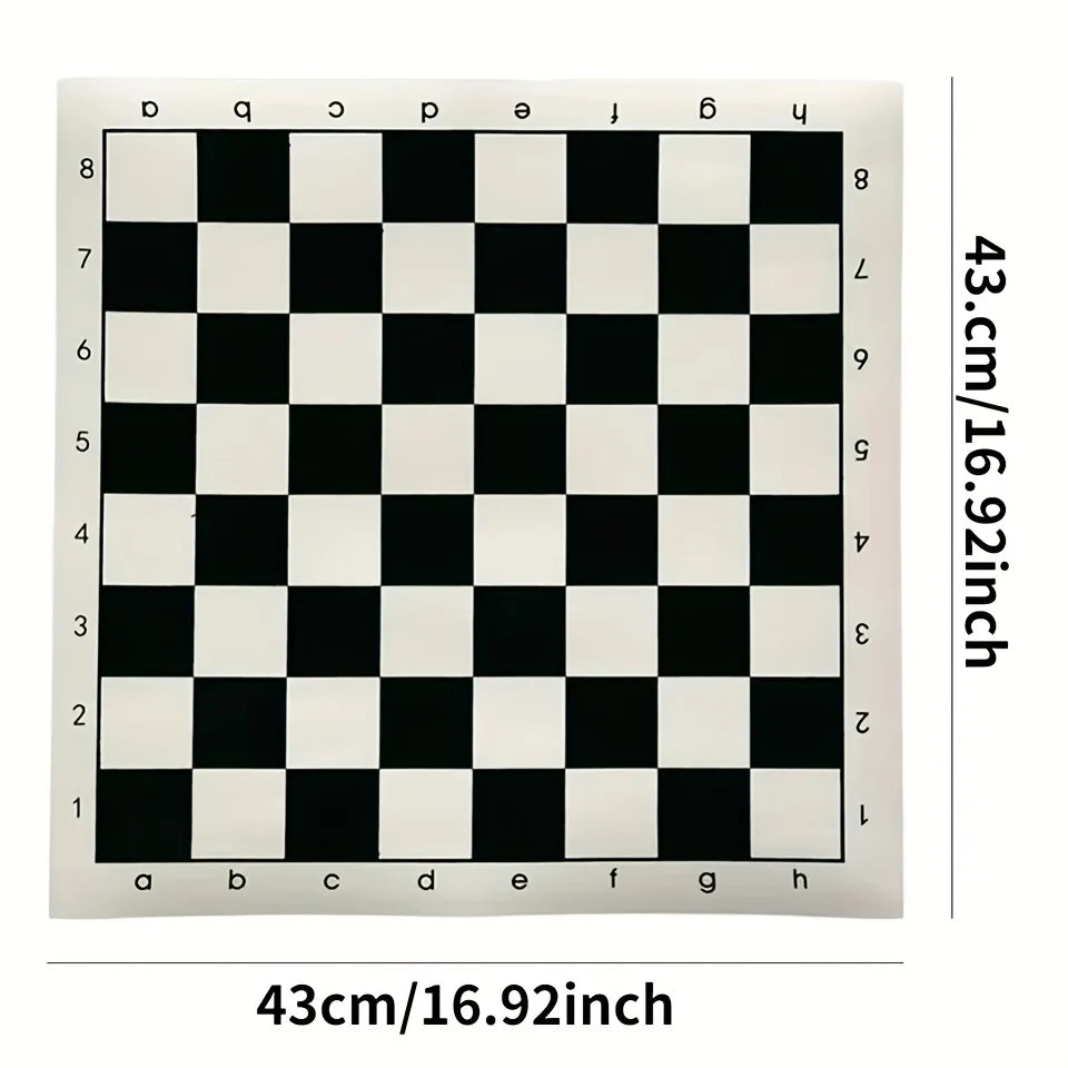 Chessora Conxunto Completo de Xadrez de Madeira – Conxunto de 32 Pezas de Madeira de Alta Calidade, Deseño Clásico para Principiantes e Avanzados