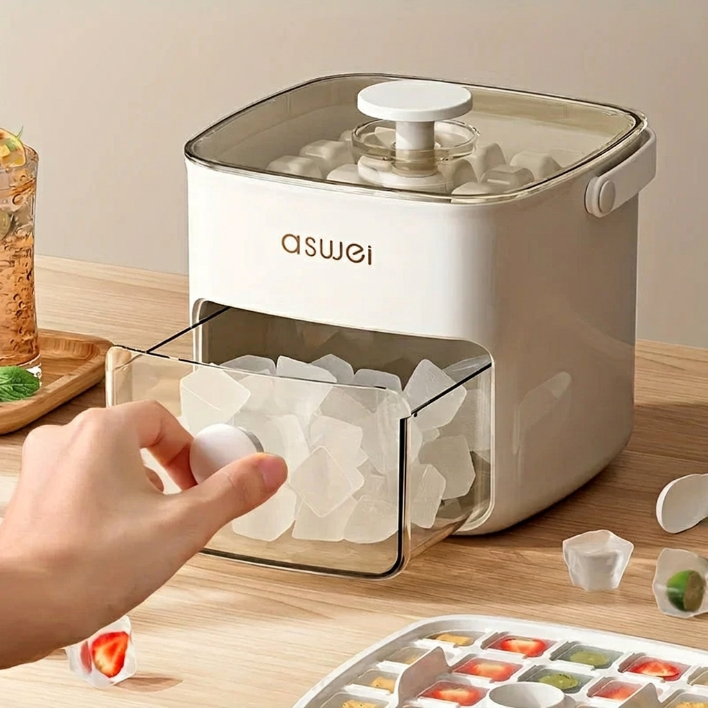 IJsblokjesvorm met opbergbak 2