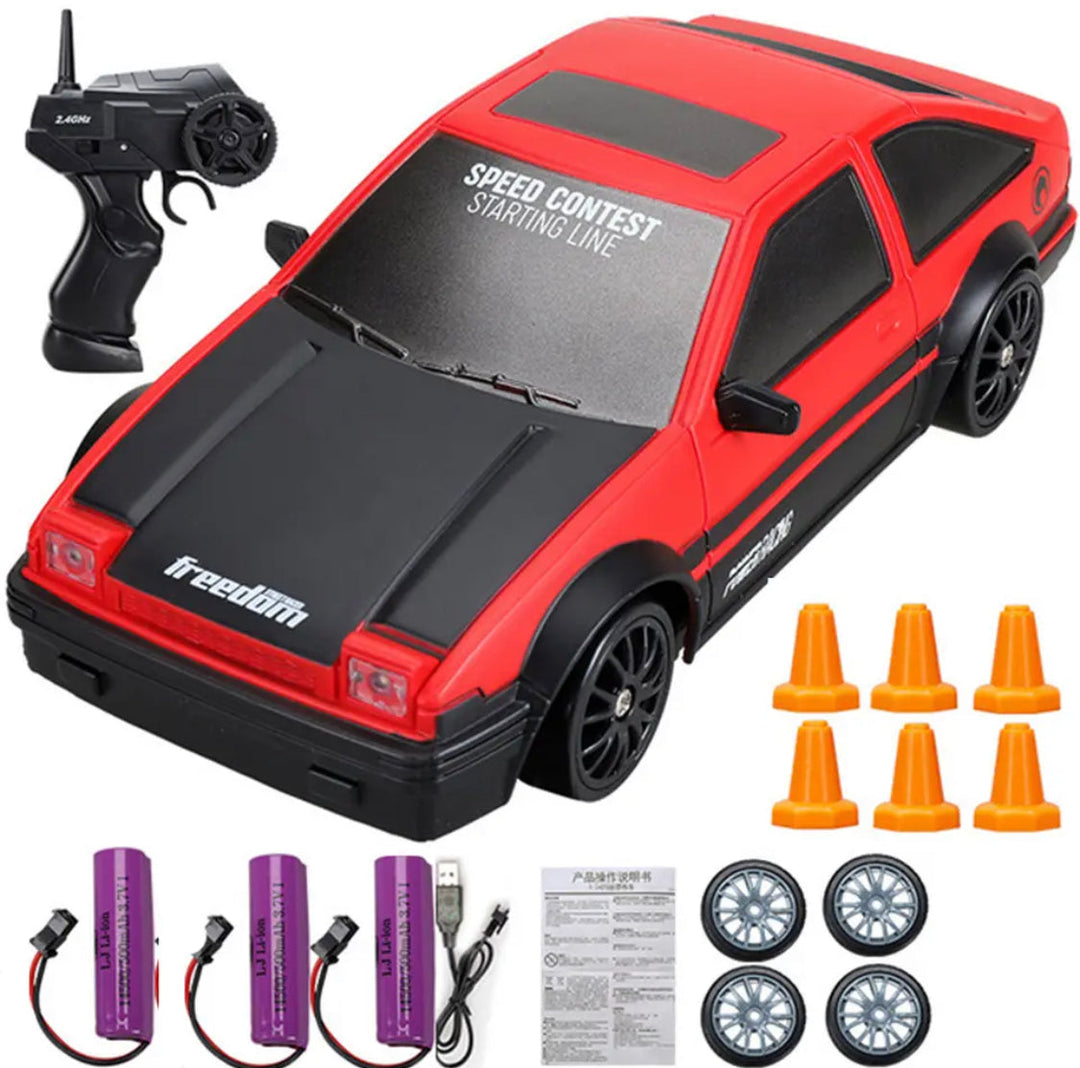 DriftX Voiture de course – Voiture RC électrique de drift avec moteur puissant et direction de précision