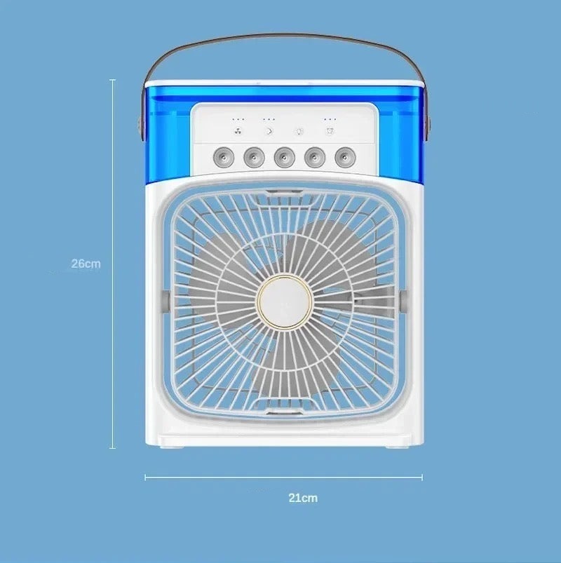 Coolvia – Mini condizionatore portatile con batteria e raffreddamento a evaporazione USB