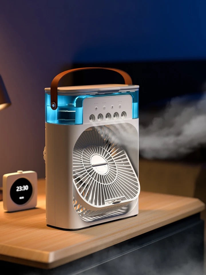 Coolvia – Mini condizionatore portatile con batteria e raffreddamento a evaporazione USB