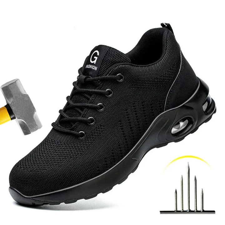 WERKTRITT – Indestructible Safety Shoes with Steel Toe Cap for Men Bolendo