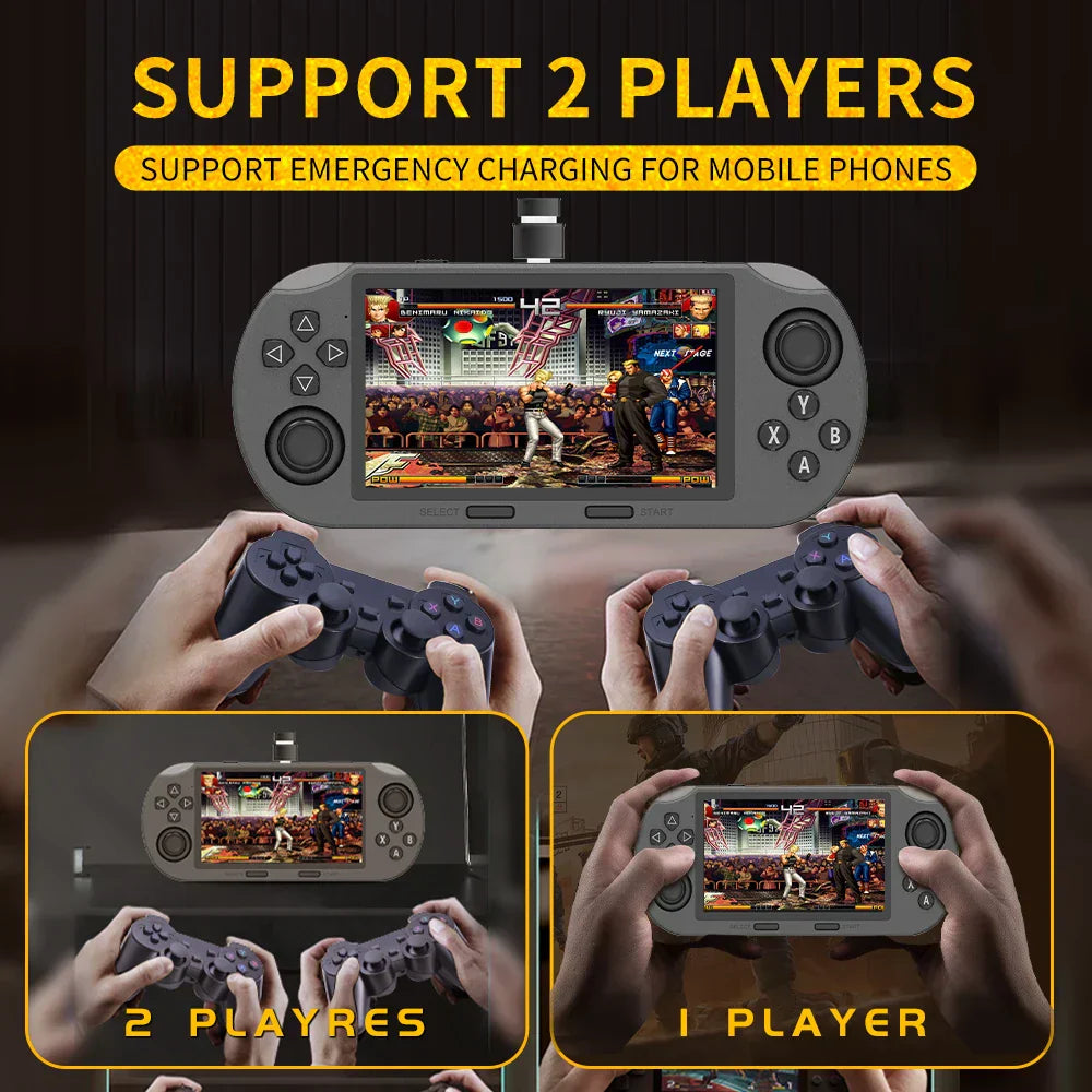 Console portatile retrò – 64GB, oltre 20.000 giochi e supporto per 2 giocatori