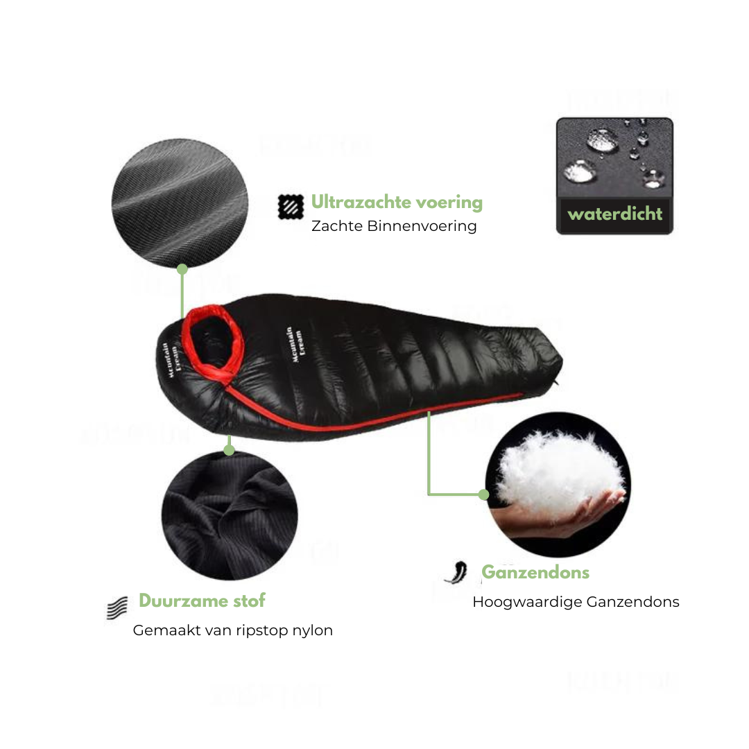 Vestragear Winter Slaapzak – Donzen Ultiem Warme & Lichtgewicht Slaapzak tot -20°C