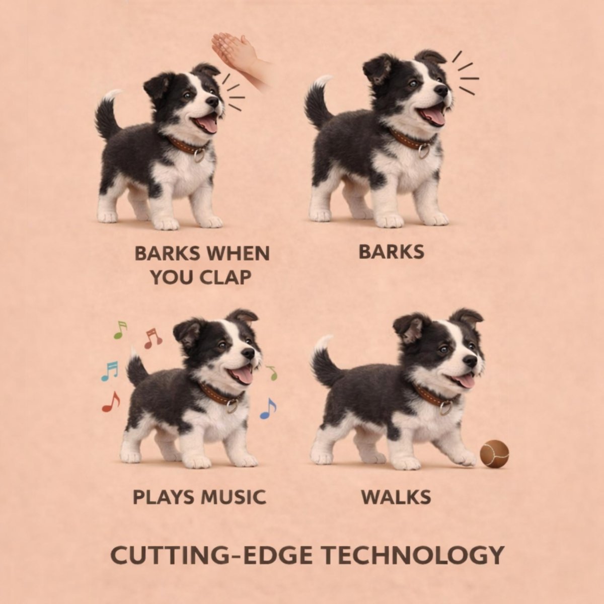 Interactieve Speelgoed Hond die Loopt en Blaft voor Realistisch Speelplezier 5