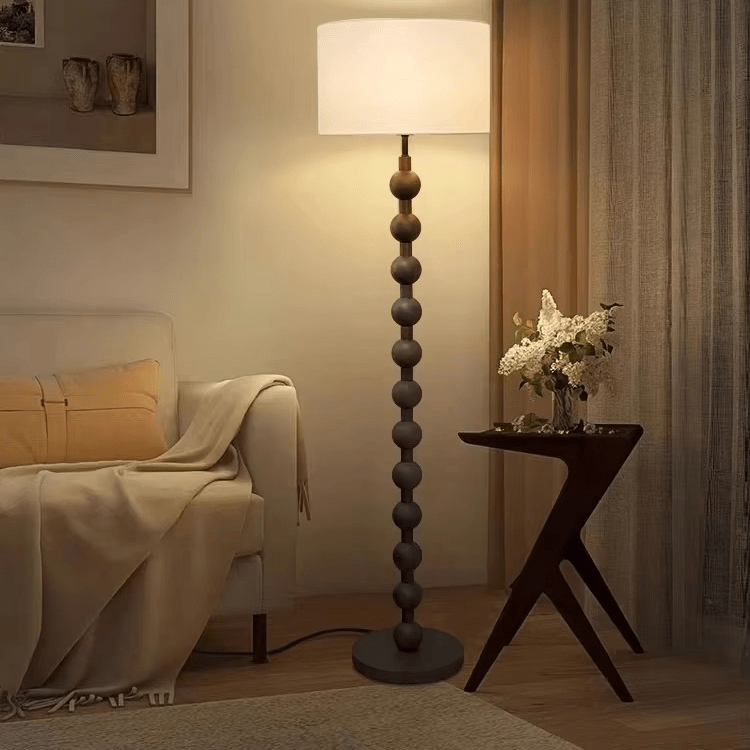Japandi houten vloerlamp 6