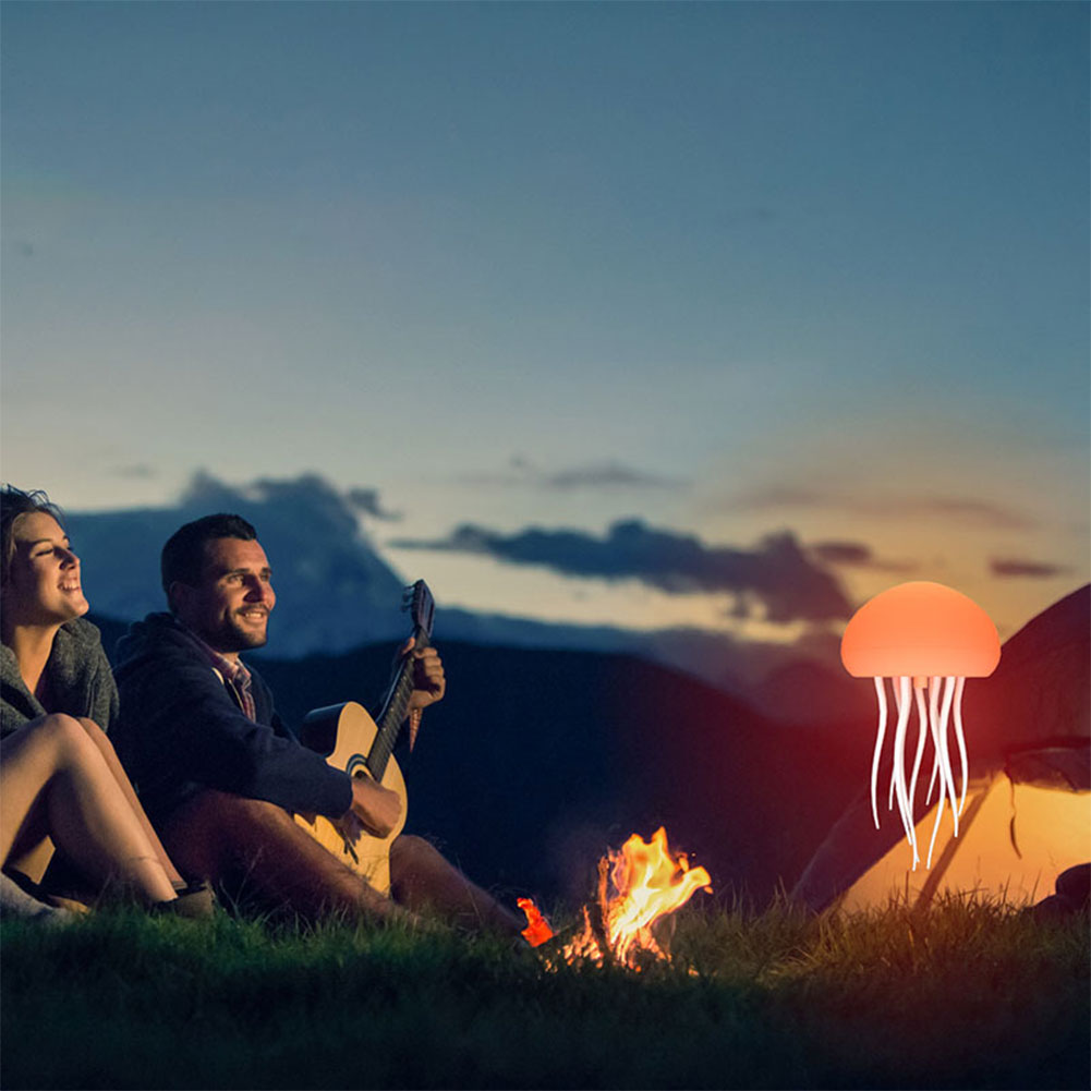 Oceanight Bedlamp – Elegante Kleurveranderende Kwallenlamp met Rustgevend Licht en Modern Design