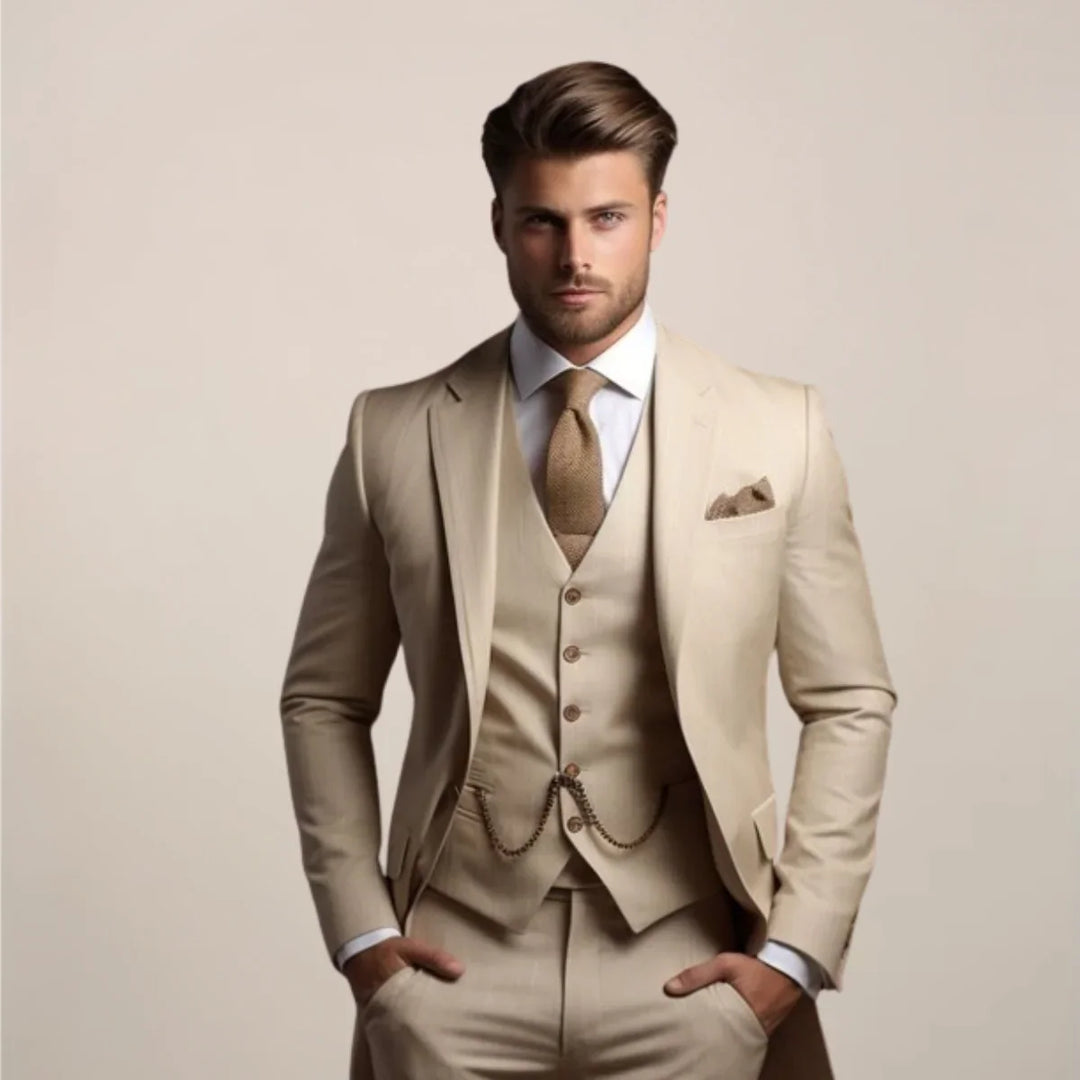 Karl - Three-piece slim-fit suit 0