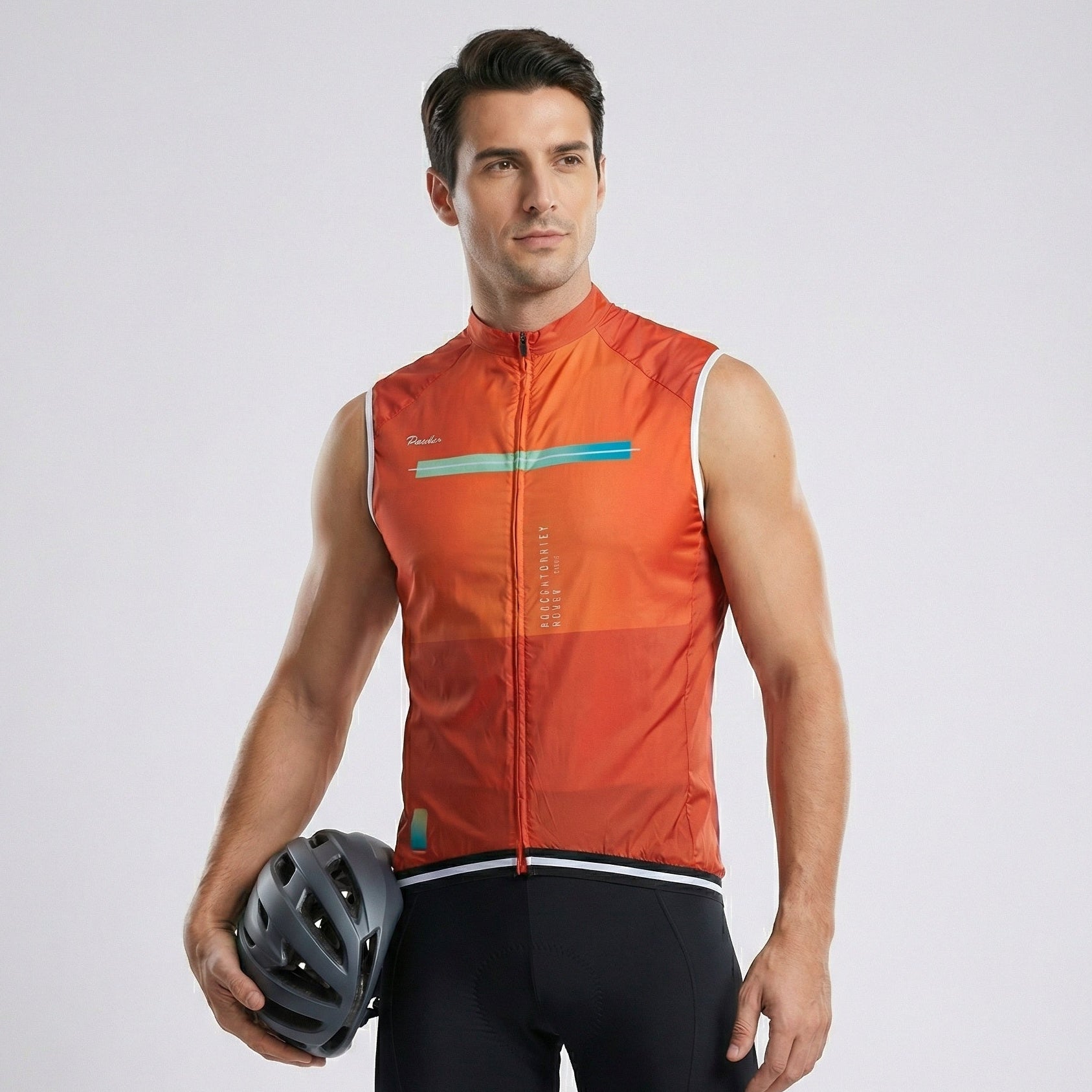 Gilet da ciclismo uomo – Design senza maniche, antivento e traspirante