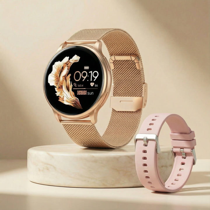 Orologio intelligente – Orologio in acciaio inossidabile, Bluetooth e lunga durata della batteria