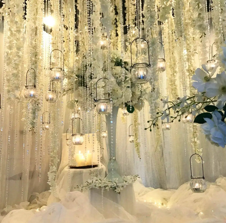 Festiglow Bead String – 5 Meter Kralenslinger, Duurzaam &amp; Kleurrijk voor Kerst en Feestdecoratie