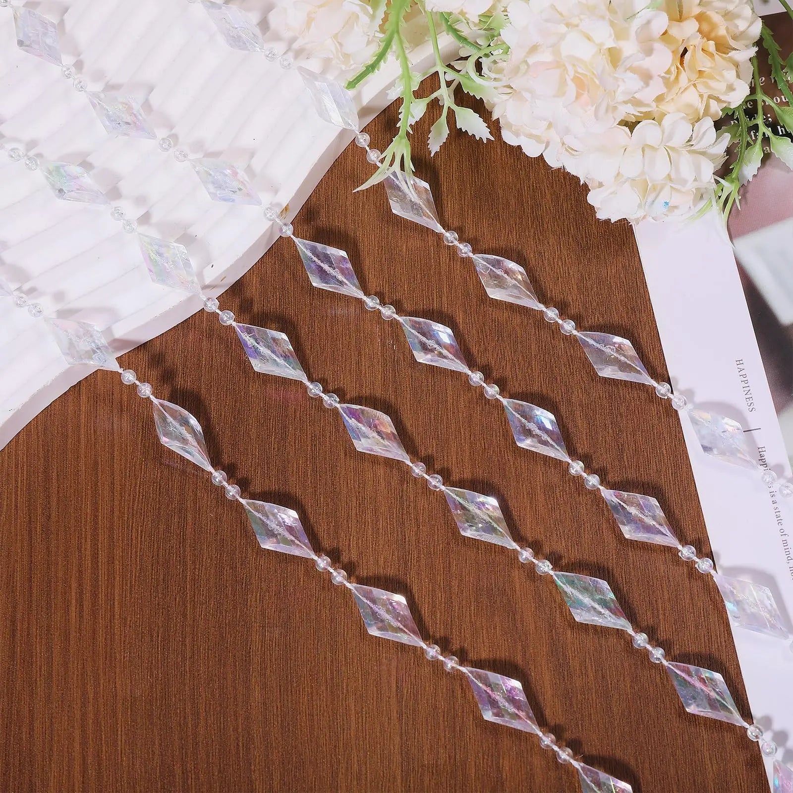 Festiglow Fil de Comptes – 5 Metres Kralenslinger, Durable i Colorit per a Nadal i Decoració de Festes