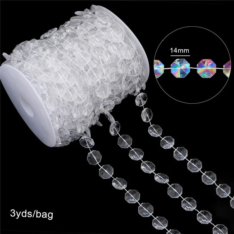 Festiglow Bead String – 5 Meter Kralenslinger, Duurzaam &amp; Kleurrijk voor Kerst en Feestdecoratie