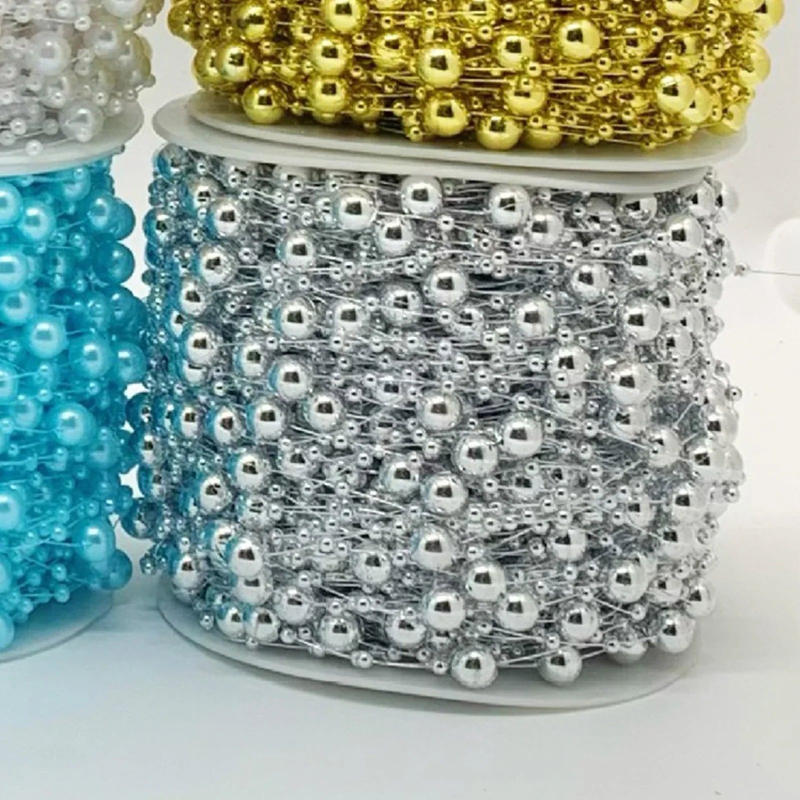 Festiglow Fil de Comptes – 5 Metres Kralenslinger, Durable i Colorit per a Nadal i Decoració de Festes