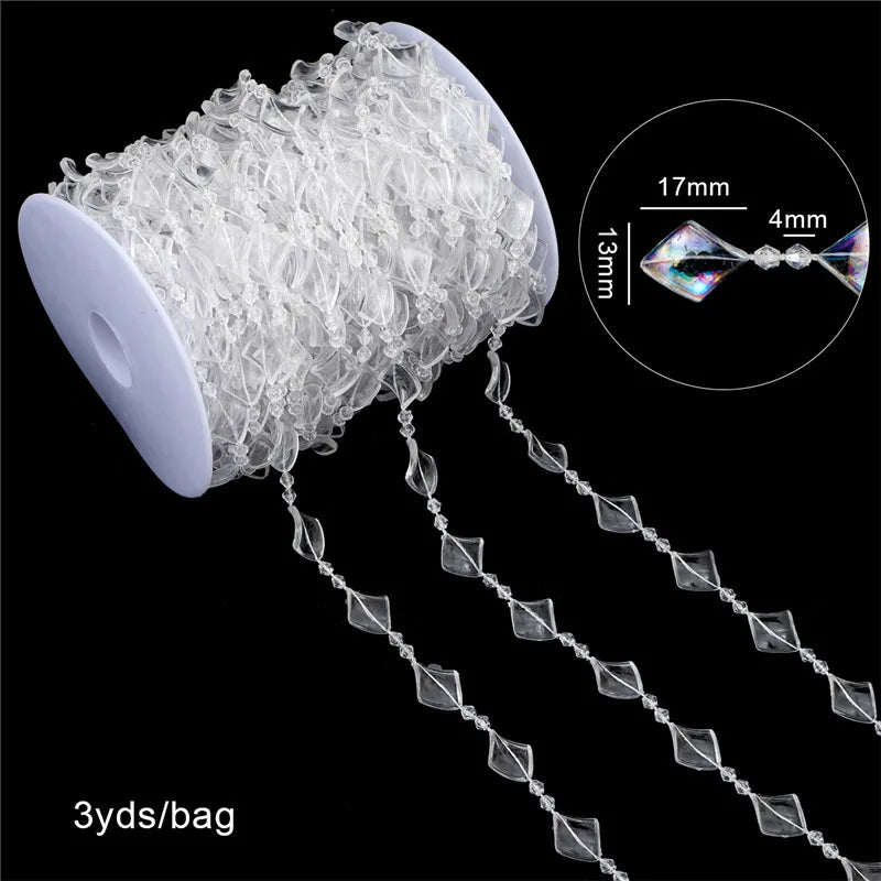 Festiglow Bead String – 5 Meter Kralenslinger, Duurzaam &amp; Kleurrijk voor Kerst en Feestdecoratie