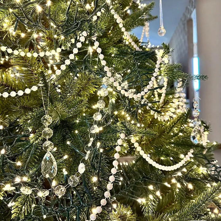 Festiglow Bead String – 5 Meter Kralenslinger, Duurzaam &amp; Kleurrijk voor Kerst en Feestdecoratie