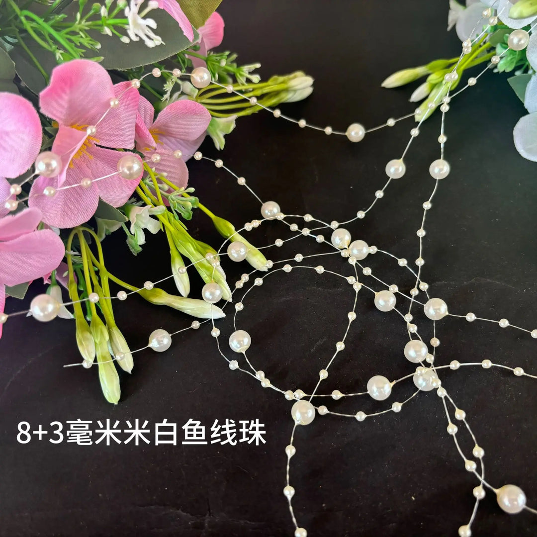 Festiglow Bead String – 5 Meter Kralenslinger, Duurzaam &amp; Kleurrijk voor Kerst en Feestdecoratie