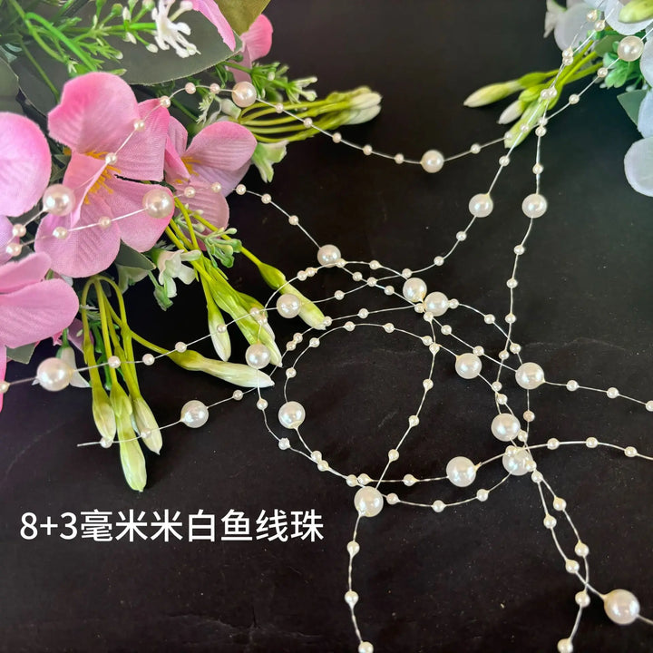 Festiglow Bead String – 5 Meter Kralenslinger, Duurzaam &amp; Kleurrijk voor Kerst en Feestdecoratie