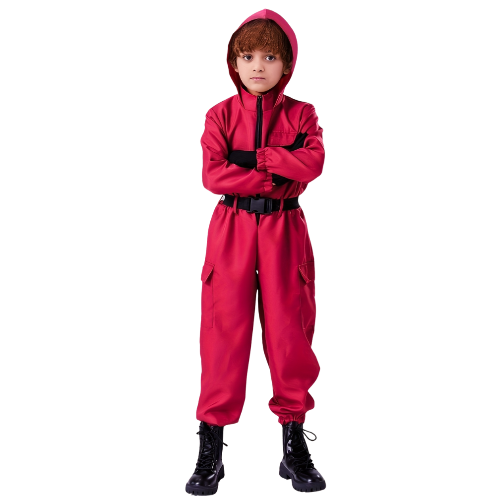 Kinderen Halloween Soldaat Jumpsuit Kostuum Set 2