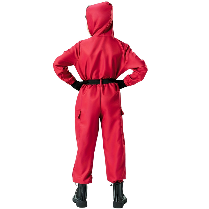 Kinderen Halloween Soldaat Jumpsuit Kostuum Set 4
