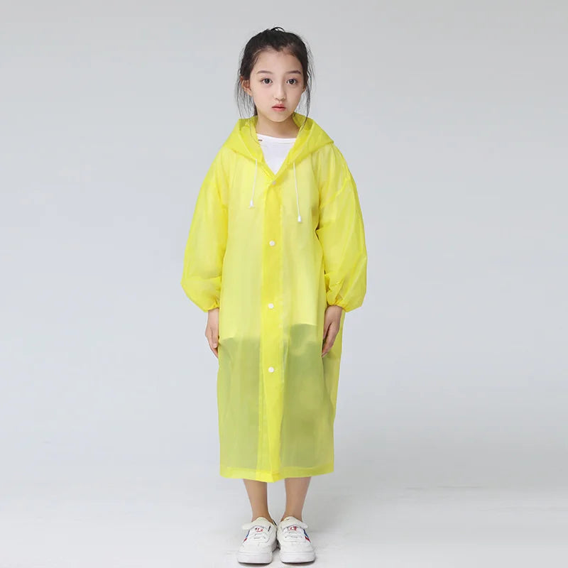 Rainjoy – Kinderregenjas transparant EVA waterdicht – school &amp; buiten