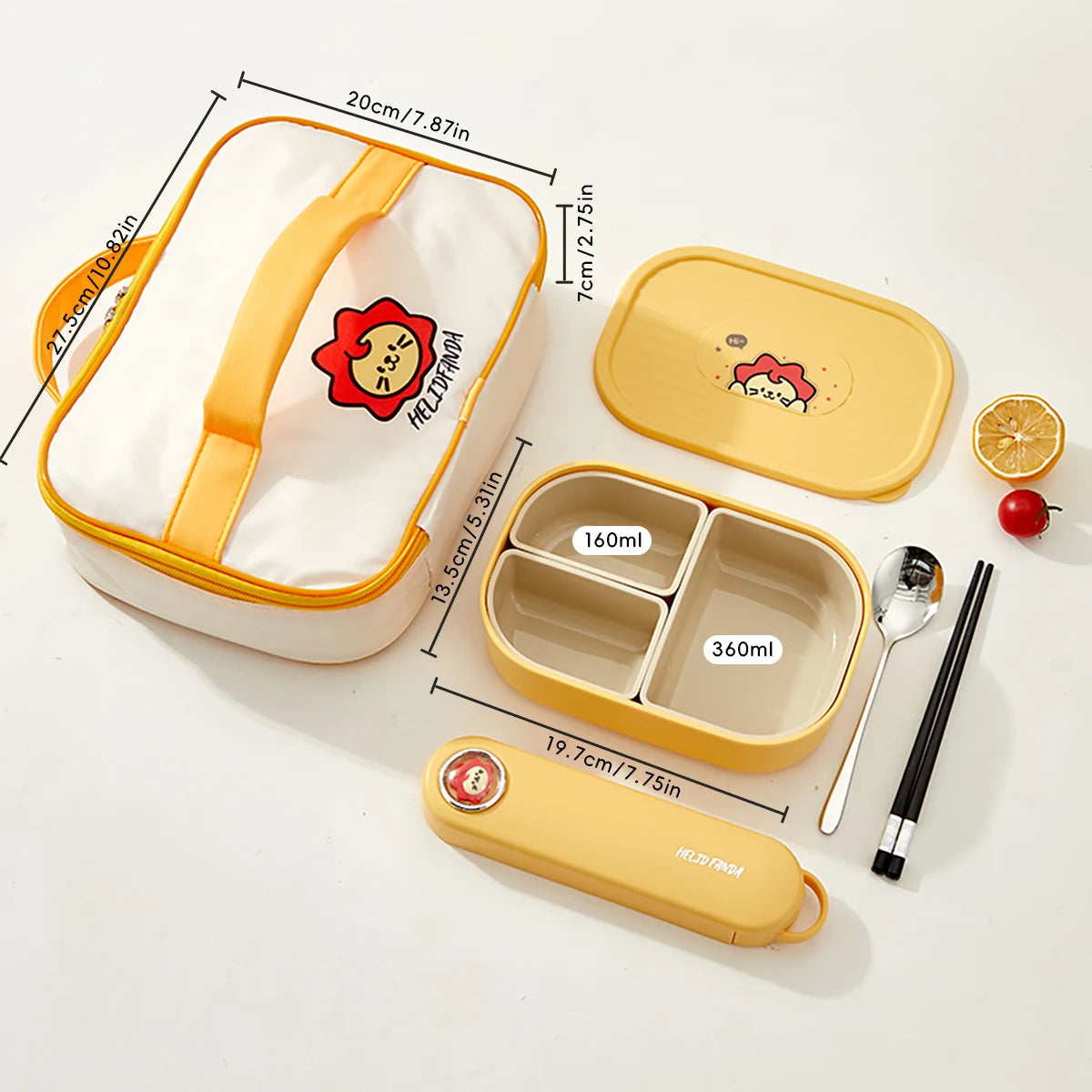 Kinderlunchbox – 3 vakken en geschikt voor de magnetron 13