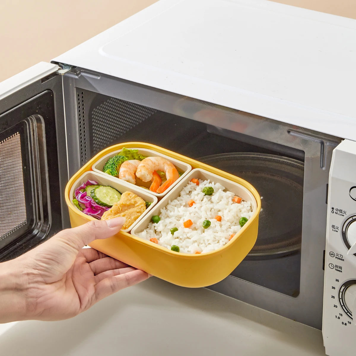 Kinderlunchbox – 3 vakken en geschikt voor de magnetron 3