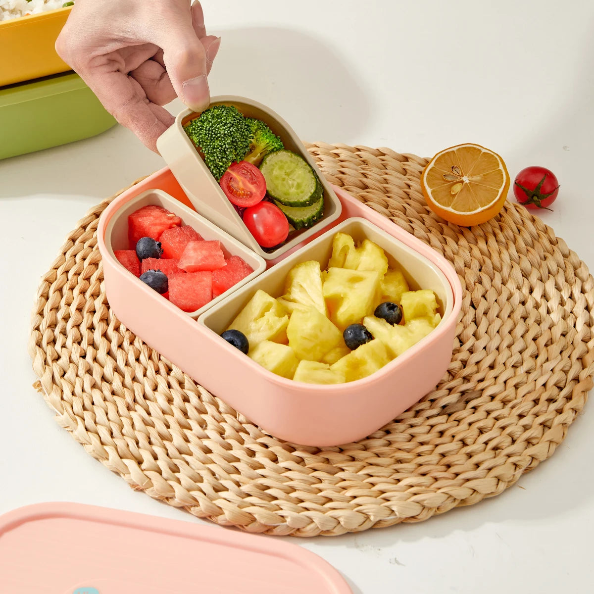 Kinderlunchbox – 3 vakken en geschikt voor de magnetron 5