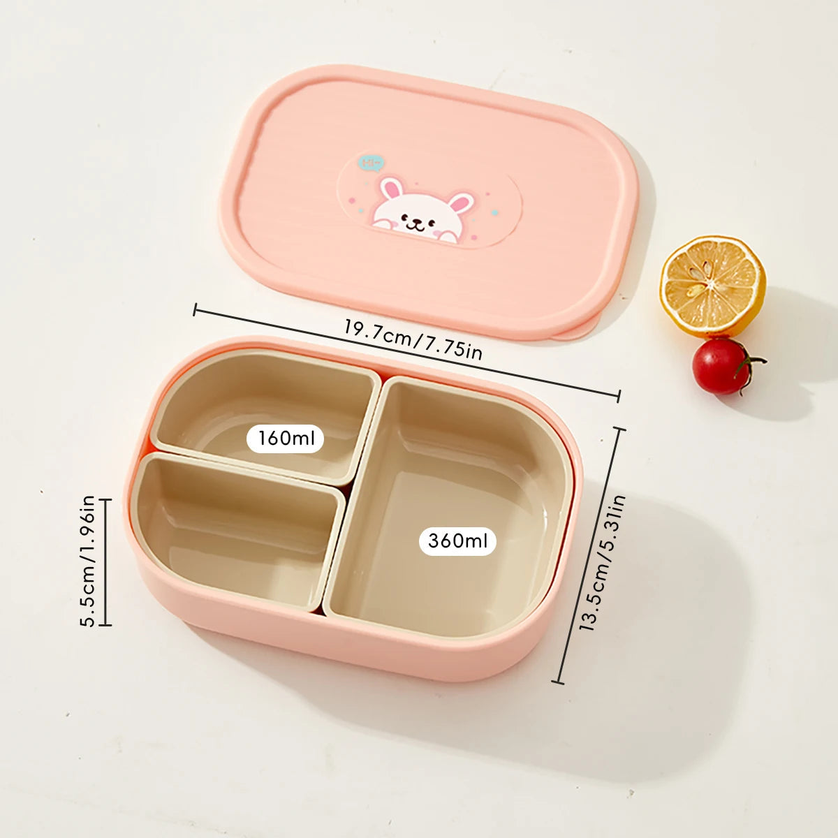 Kinderlunchbox – 3 vakken en geschikt voor de magnetron 7
