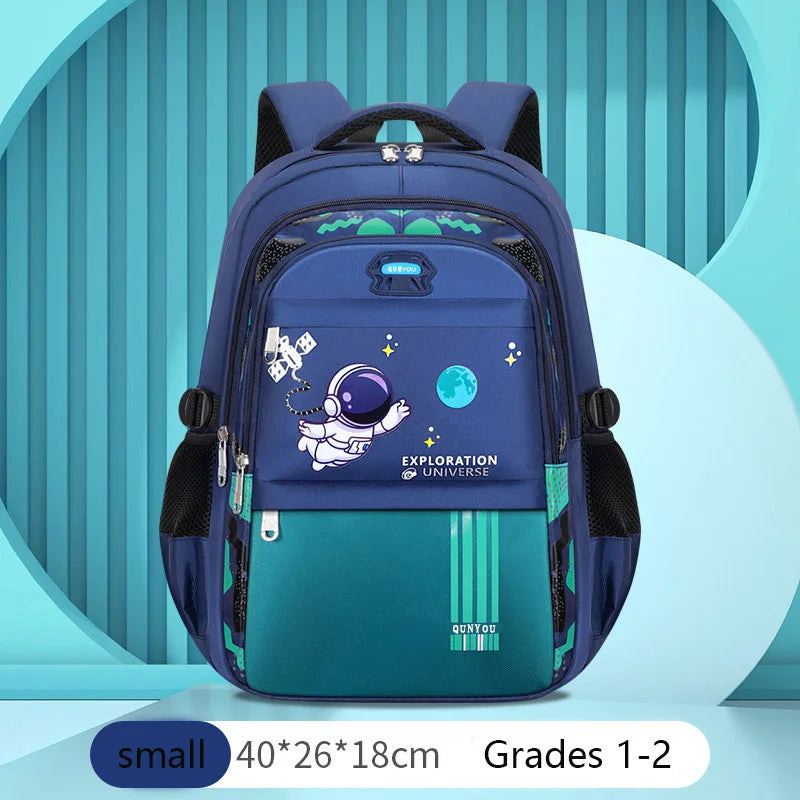 Kinderrugzak Jongens Astronaut Thema – Waterdichte Schooltas voor Basisschool 10