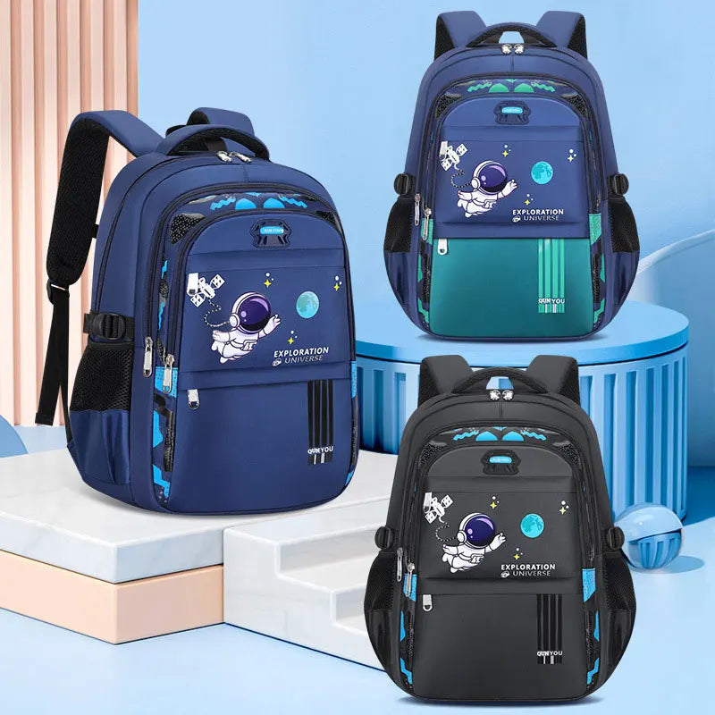 Kinderrugzak Jongens Astronaut Thema – Waterdichte Schooltas voor Basisschool 5
