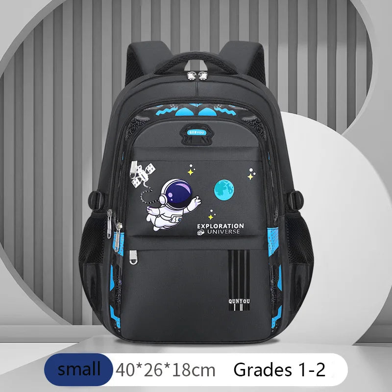 Kinderrugzak Jongens Astronaut Thema – Waterdichte Schooltas voor Basisschool 6