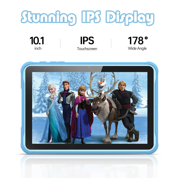 SmartKid T10 – Tablet infantil 10 polegadas Android 13, 64GB com capa protetora