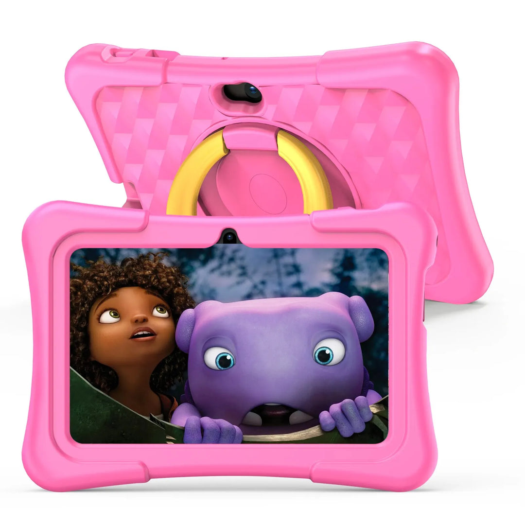 EduPlay – Tableta para niños 7 pulgadas Android 11, 32GB con cámara dual y funda protectora resistente a golpes
