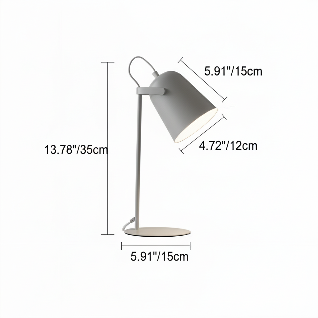 Kleurrijke Bureaulamp met Scandinavisch Design 5