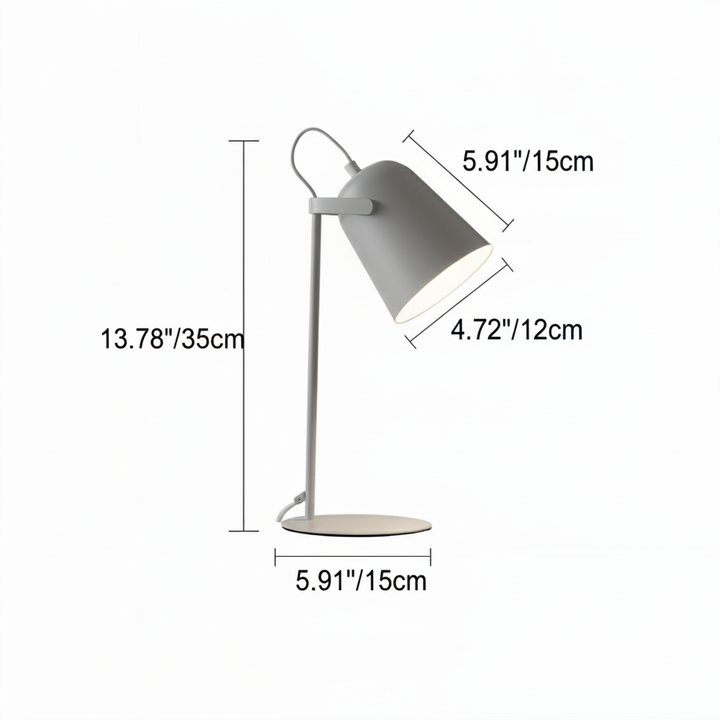 Kleurrijke Bureaulamp met Scandinavisch Design 5