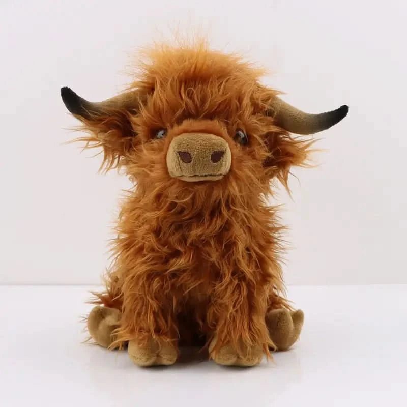 Knuffelbare Schotse Hooglandkoe - Zacht knuffelbeest voor knuffelvrienden 8