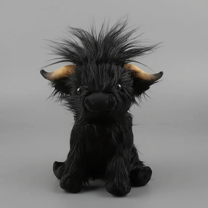 Knuffelbare Schotse Hooglandkoe - Zacht knuffelbeest voor knuffelvrienden 9