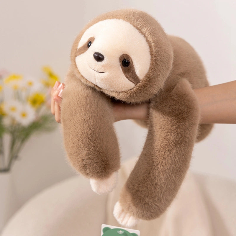 Knuffeldier 45 cm – Zacht pluche speelgoed met lange armen en 6 dierenmotieven 0