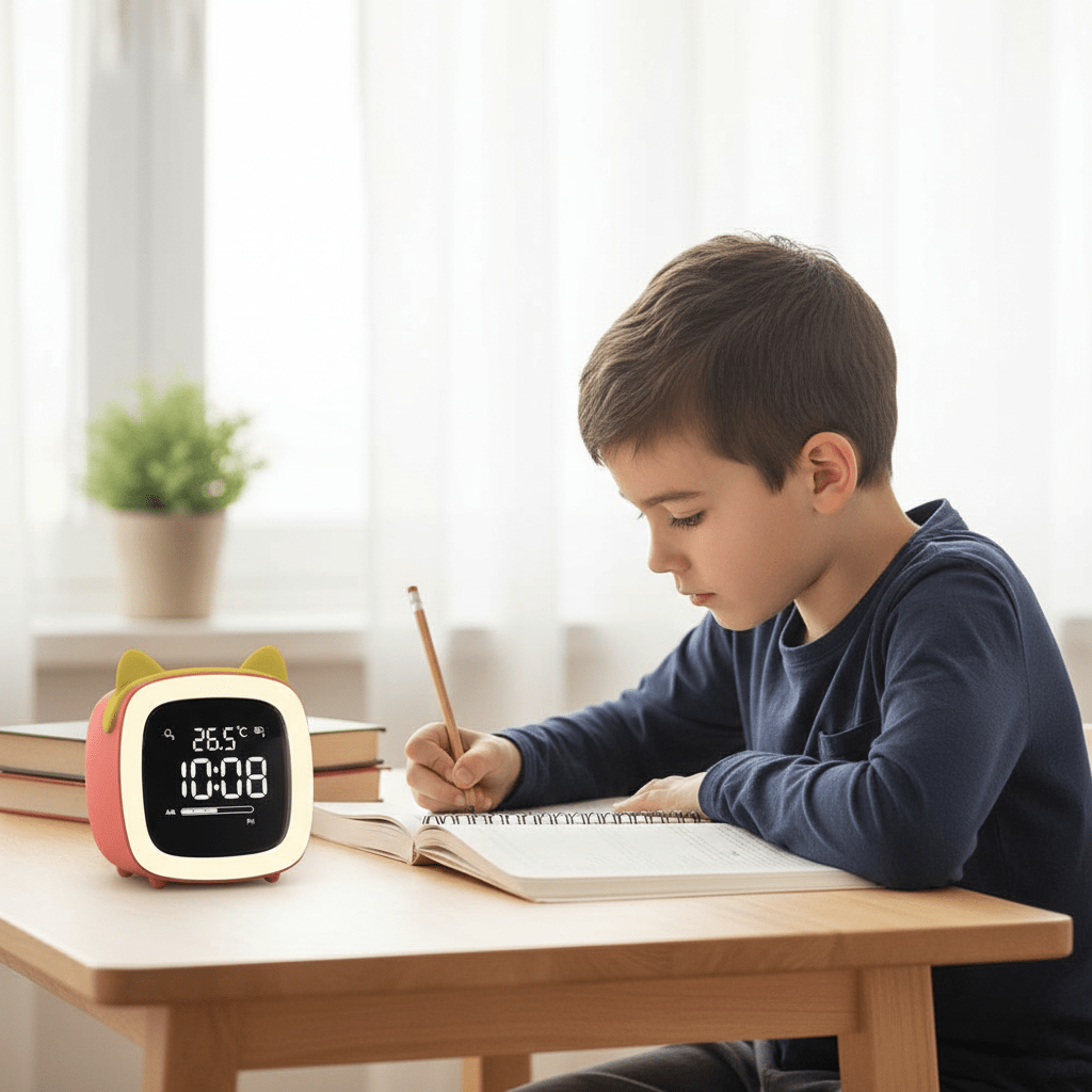 Konijnenlampje LED – Kinderwekker en zacht nachtlampje 3