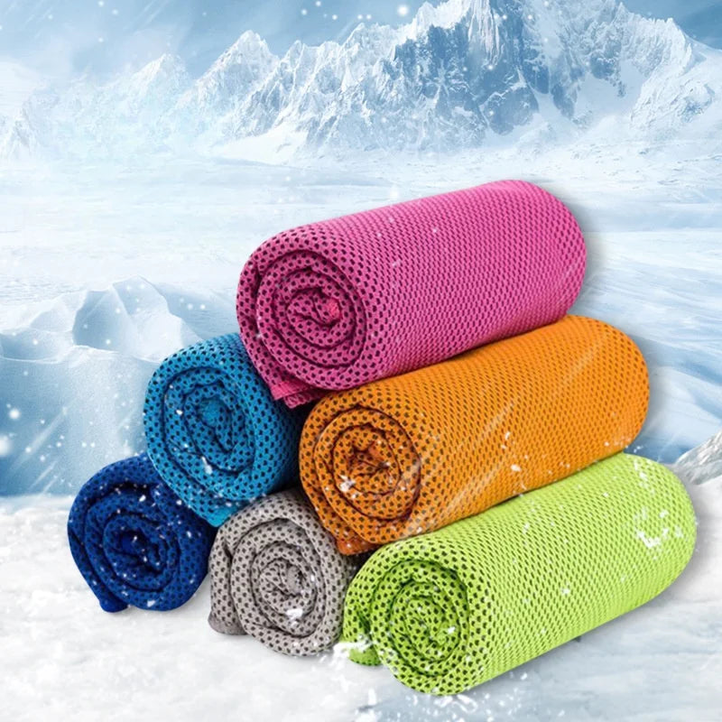 Koude Handdoek in Silicone Verpakking - Sneldrogend Microvezel voor Sport en Buitenactiviteiten 0