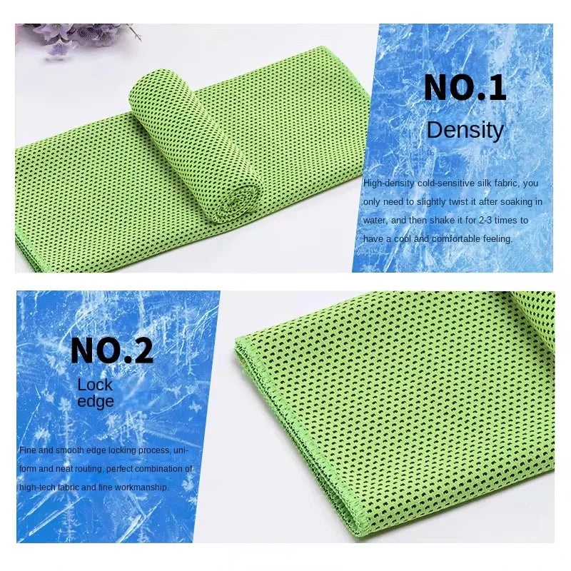 Koude Handdoek in Silicone Verpakking - Sneldrogend Microvezel voor Sport en Buitenactiviteiten 3