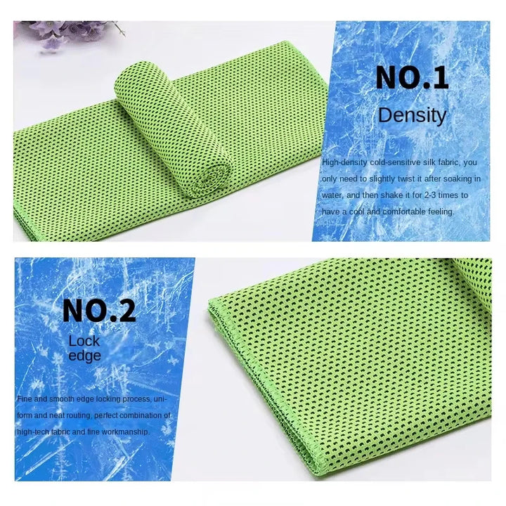 Koude Handdoek in Silicone Verpakking - Sneldrogend Microvezel voor Sport en Buitenactiviteiten 3