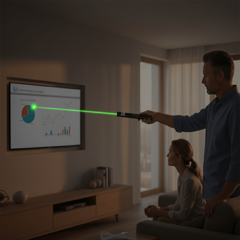 Krachtige Laserpointer tot 10.000 m Bereik met Instelbare Focus en USB Oplaadbaar 1