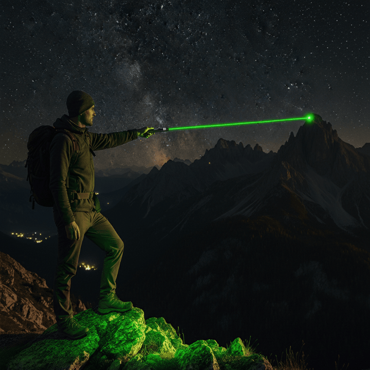 Krachtige Laserpointer tot 10.000 m Bereik met Instelbare Focus en USB Oplaadbaar 2