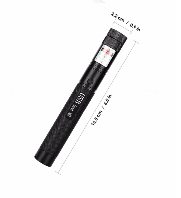 Krachtige Laserpointer tot 10.000 m Bereik met Instelbare Focus en USB Oplaadbaar 8