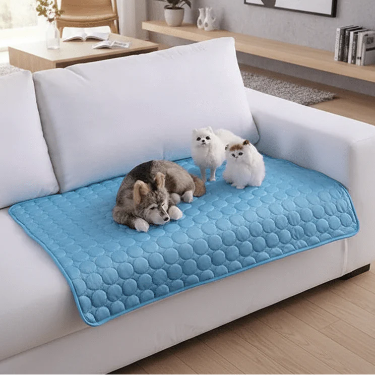 COOLPAW – Cooling Mat for Dogs and Cats Made of Breathable Ice Silk Vestragear